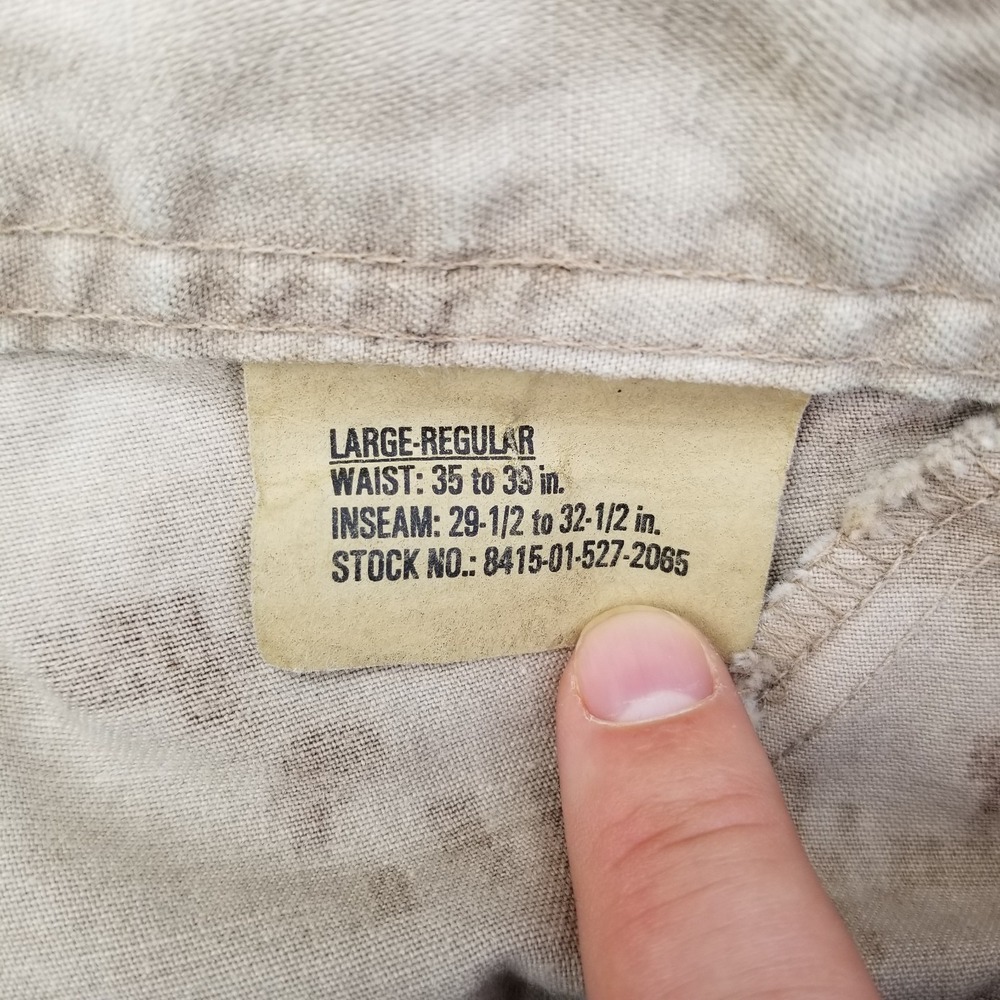 Large Regular MCCUU Cargo Pants Marpat AOR1 Desert Camouflage Military Tactical - Picture 3 of 6